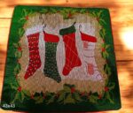 Forro navideño para cojines - Imagen 4