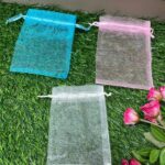 Funda de organza 9 x 12 cms