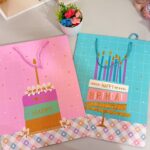 Funda de regalo con escarcha HAPPY