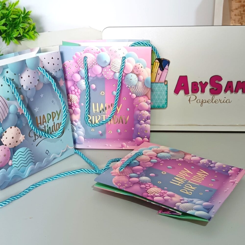 Funda de regalo pequeña Globos