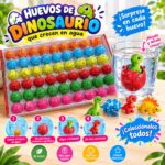 Huevitos de dinosaurio crecen en agua