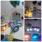 Llavero mini cámara animada Sanrio