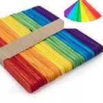 Palos de helado colores por fundita