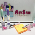 Esfero tinta azul forma de labial