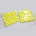 Notas adhesivas de líneas