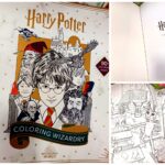 Libro pasta semi dura para colorear Harry Potter