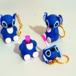 Llavero lip gloss Stitch