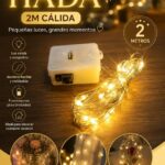 Luces de hada color amarillo 2 mts