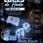 Luces de hada color blanco 2 mts