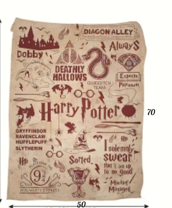 Mini manta Harry Potter