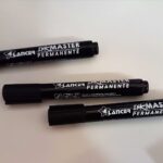 Marcador permanente Lancer negro