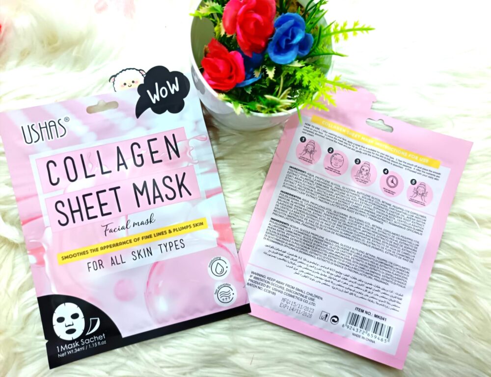 Mascarilla USHAS de colágeno - Imagen 1