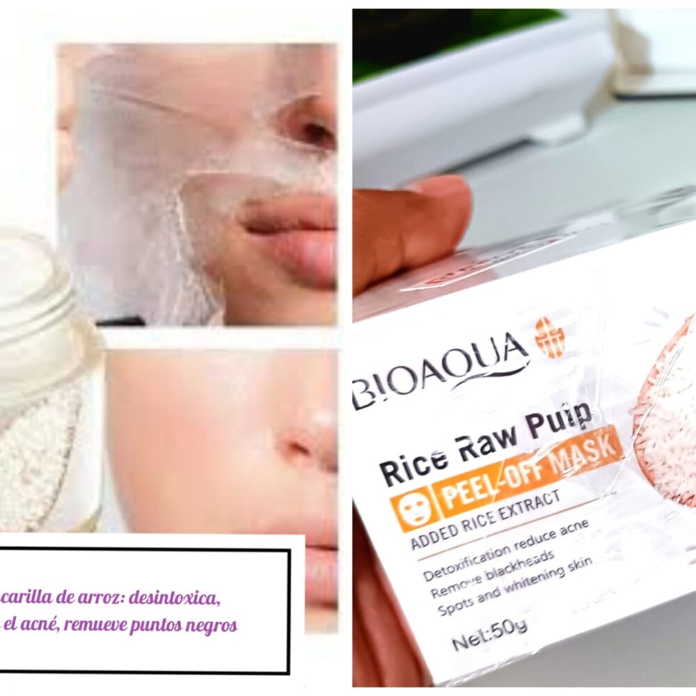 Mascarilla de arroz para rostro de BIOAQUA