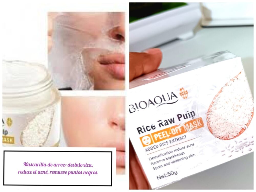 Mascarilla de arroz para rostro de BIOAQUA - Imagen 1