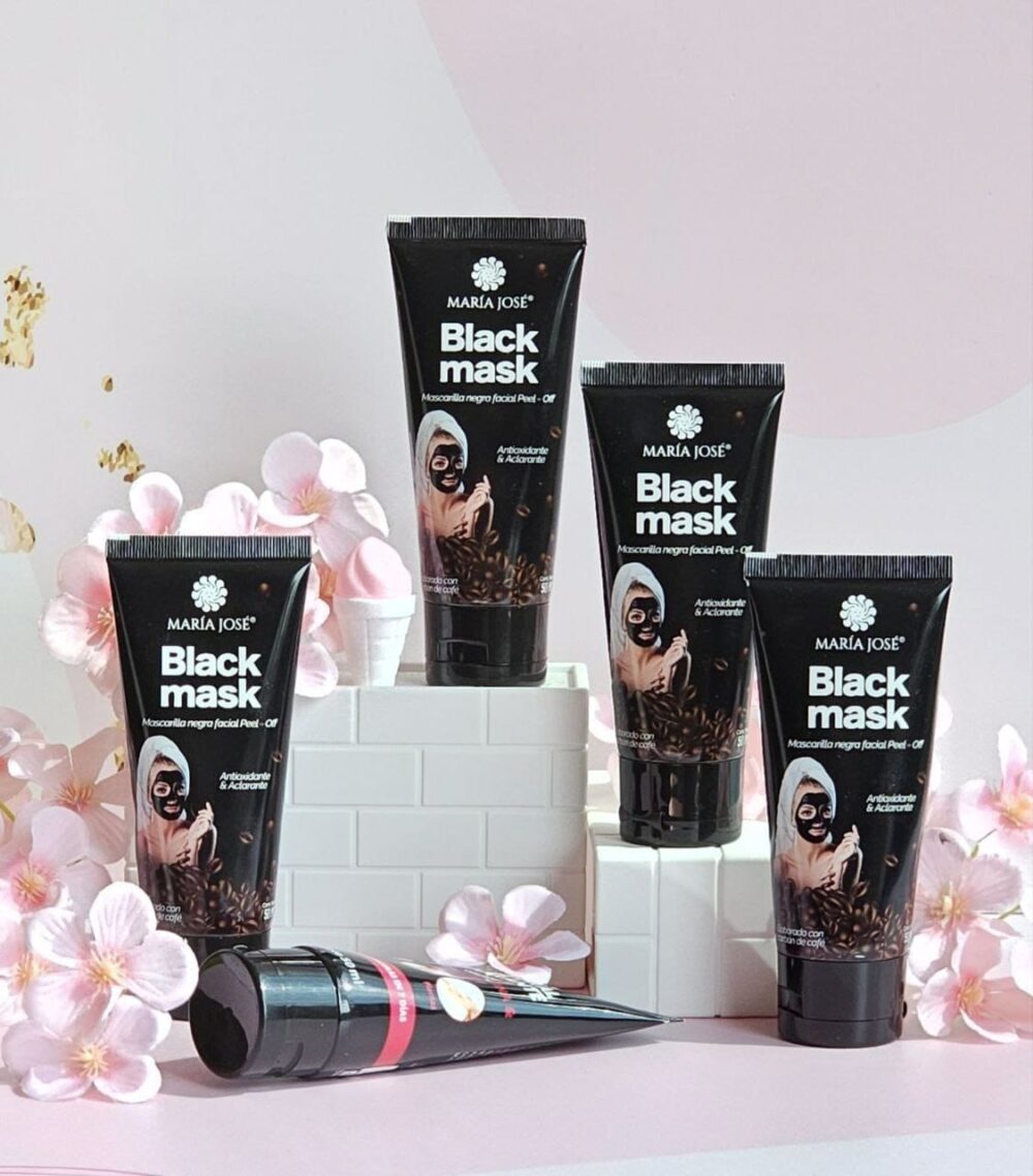 Mascarilla puntos negros BLACK MASK - Imagen 1