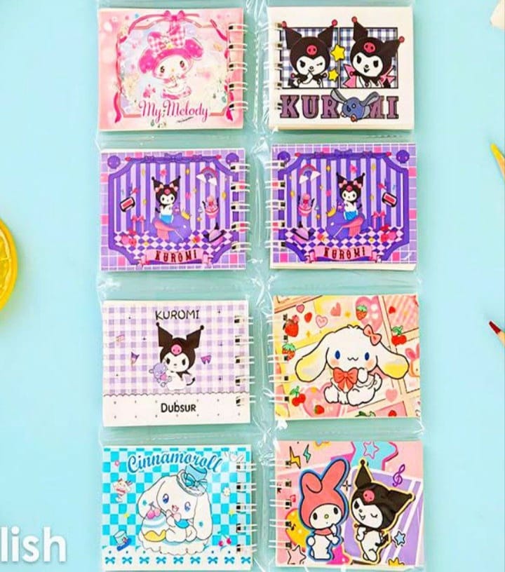 Mini libretas personajes