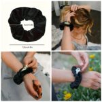 Moño vintage para cabello con bolsillo secreto