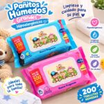 Pañitos húmedos hipoalergénicos 0 alcohol
