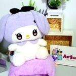 Peluche con cobija Kuromi