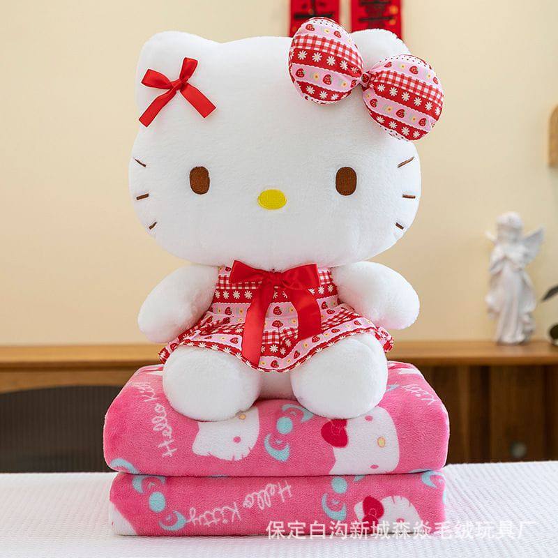 Peluche con cobija Sanrio