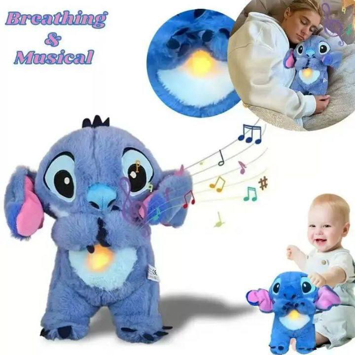 Peluche Stitch respira