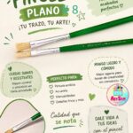 Pincel plano No.8