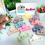 Pincho grande con flor colores mate