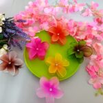 Pincho hawaiano transparente con piedrita