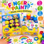 Pintura de dedos con diseño CREATIV x 12