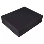 Pliego cartulina esmaltada color negro