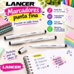 Marcador punta fina LANCER