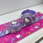 Reloj digital musical violeta Hello Kitty