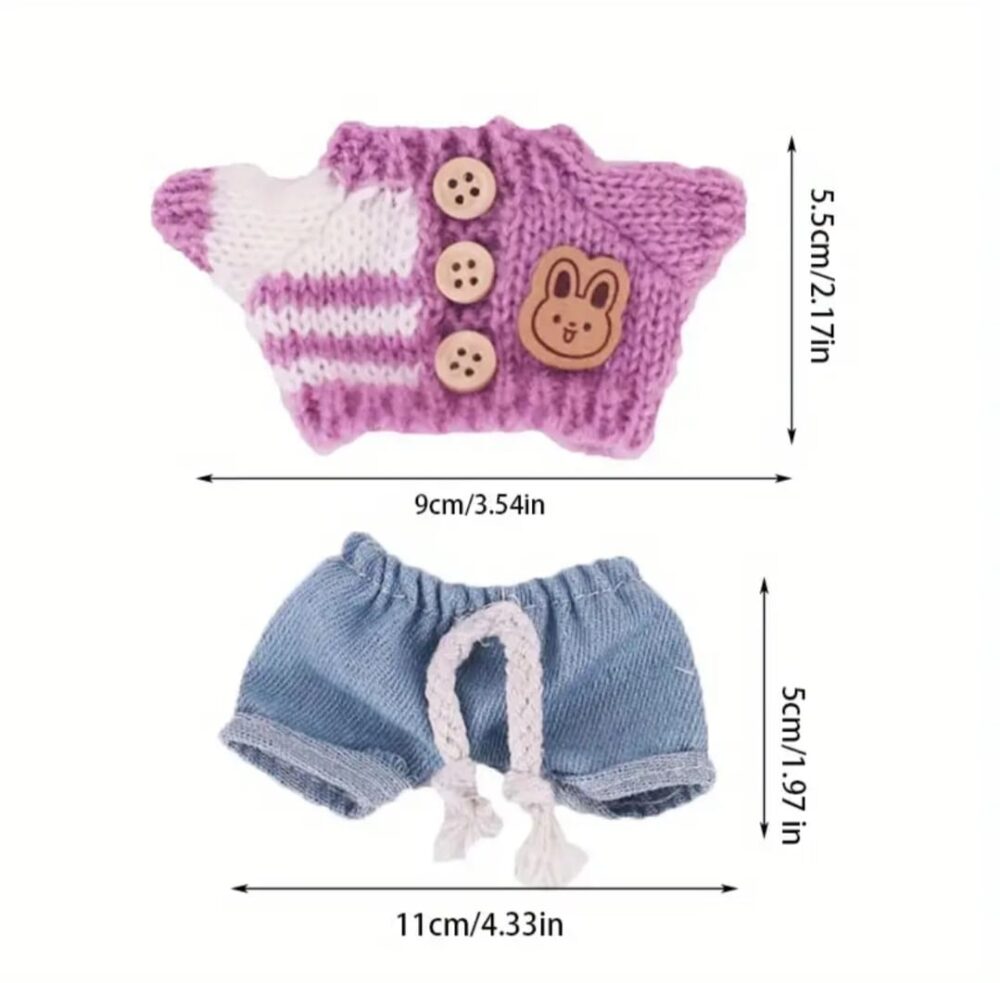Ropita para muñeco Labubus - Imagen 1