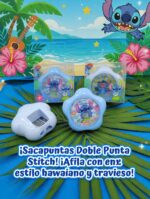 Sacapunta doble con glitter varios personajes