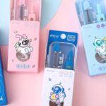 Set de compás de precisión con mina retractil