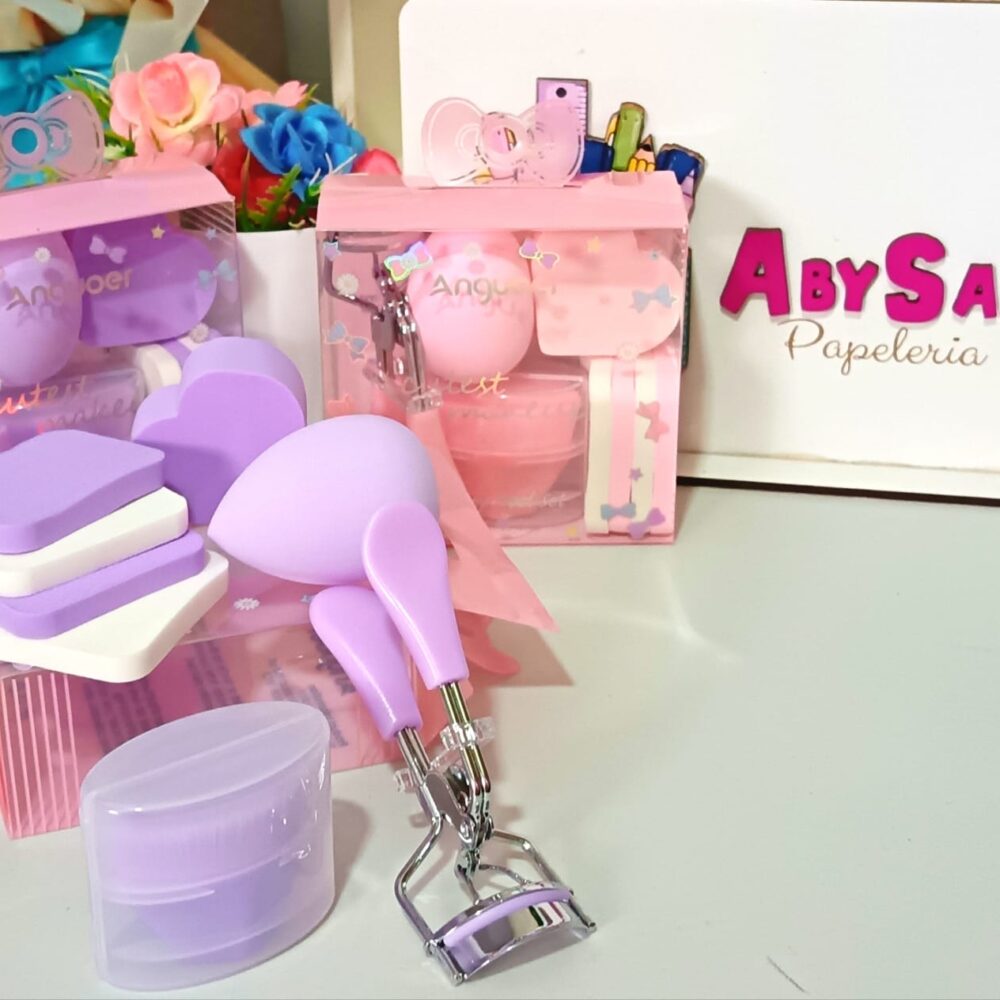 Set de esponjas con rizador