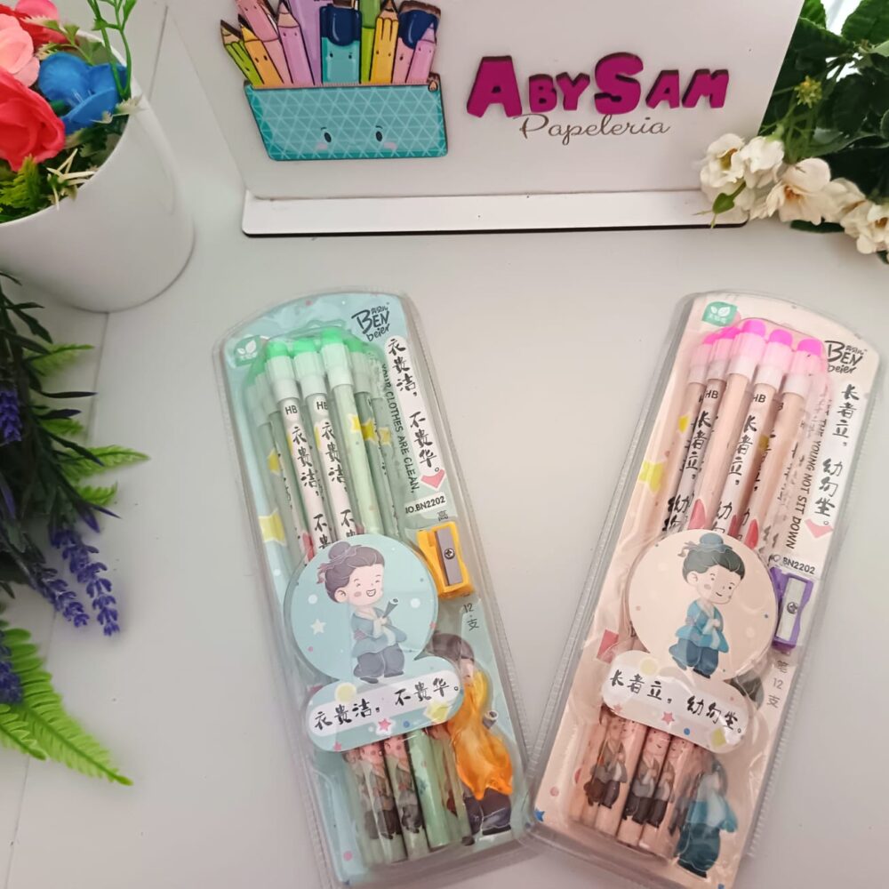 Set de 12 lápices HB