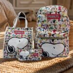 Set de mochila grande Snoopy