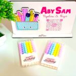 Set de velas color pastel