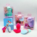 Set rizador más esponjas para maquillaje
