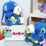 Peluche Stitch con pato