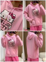 Sudadera con capucha para mujer Hello Kitty - Imagen 2