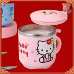 Taza para café de acero inoxidable Hello Kitty