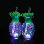 Vaso en forma de piña con luces